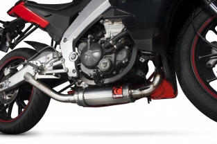 Scorpion Underbelly Slip-on RVS Aprilia RS4 125 2011-2017